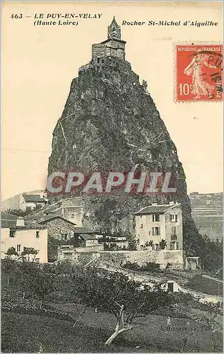 Cartes postales le Puy en Velay (Haute Loire)Rocher St Michel d'Aiguilhe