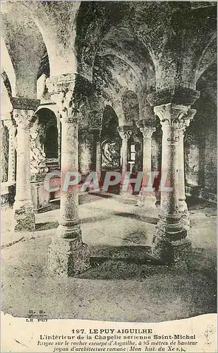 Ansichtskarte AK le Puy Aiguilhe L'interieur de la chapelle aerienne Saint Michel