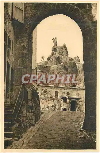 Ansichtskarte AK le Puy (Haute Loire) N D de France sur le Rocher Corneille