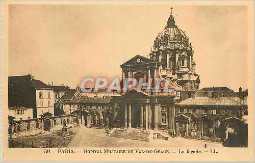 Cartes postales Paris Hopital Militaire du Val de Grace la Facade