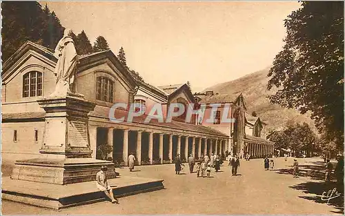 Cartes postales Luchon les Thermes et l'Allee d'Etigny