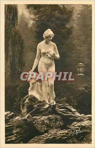 Ansichtskarte AK Luchon Statue de la vallee du Lys dans le Parc Pyrenees Ocean