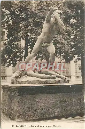 Cartes postales Luchon cain et Abel par Mengue