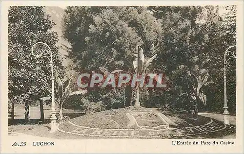 Cartes postales Luchon l'Entree du Parc du Casino