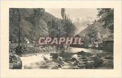 Cartes postales Luchon Chute de la Pique et Port de Venasque