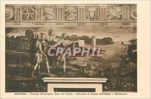 Cartes postales Modena Palazzo Municipale Sala del Fuoco
