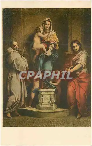 Cartes postales Firenze la Madonna delle Arpie Andrea del Sarto Galleria Uffizi