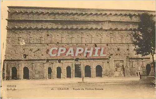 Cartes postales 26 orange facade du theatre romain