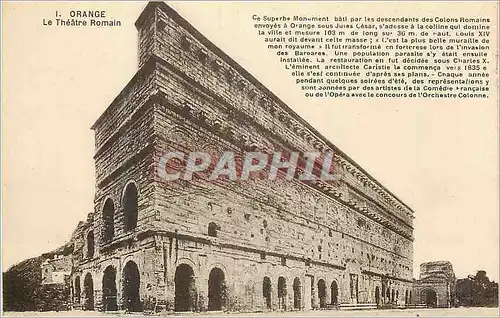 Cartes postales Orange le theatre romain