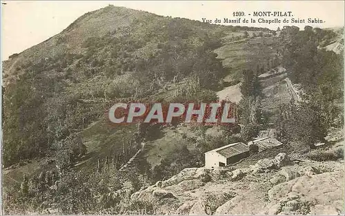 Cartes postales 1209 montpilat vue du massif de la chappelle de saint sabin