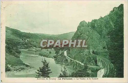 Cartes postales Environs de firminy le pertulset le viadue et le tunnel