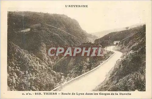 Ansichtskarte AK L auvergne 243 thiers route de lyon dans les gorges de la durolle