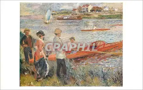 Moderne Karte 1062 oarsmen at chatou by renoir(1841 1919) gift of sam a lewisohn