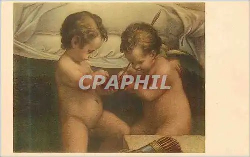 Cartes postales N 631 putti(dettaglio di danae) correggio roma galleria borghese