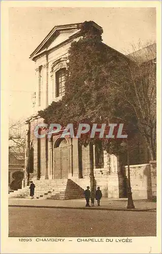 Ansichtskarte AK 12695 chambery chapelle du lycee