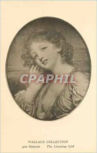 Ansichtskarte AK Wallace collection 402 greuze the listening girl