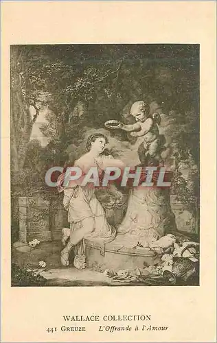 Ansichtskarte AK Wallace collection 441 greuze l offrande a l amour