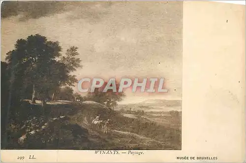 Cartes postales Wyanants paysage musee de bruxelles