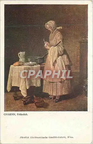 Ansichtskarte AK Chardin fruhstuck