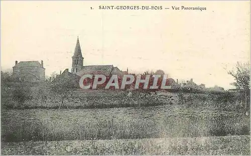 Cartes postales Saint georges du bois vue panoramique