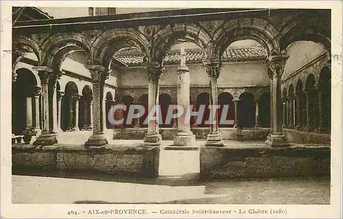 Cartes postales 404 aix en provence cathedrale saint sauveur le cloitre(1080)