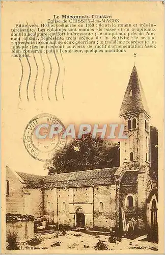 Ansichtskarte AK Le maconnais illustre eglise chissey les macon