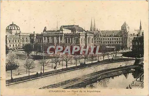 Cartes postales Strasbourg place de la republique