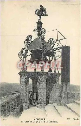 Ansichtskarte AK Bourges la grande tour de la cathedrale