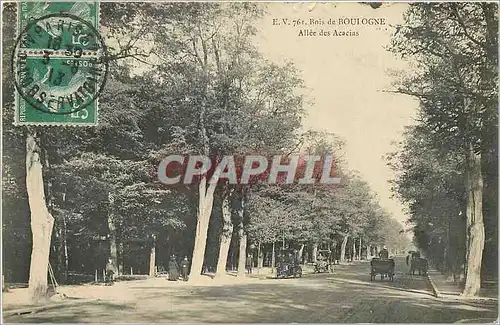 Ansichtskarte AK E v 76t bois de boulogne allee des acacins