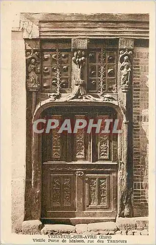 Cartes postales Verneuil sur avre(eure) vielle porte de maison rue des tanneurs