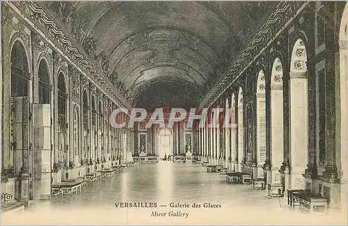 Cartes postales Versailles galerie des glaces