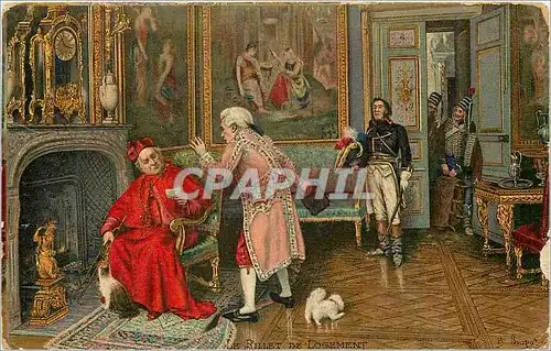 Cartes postales Le billet de logement