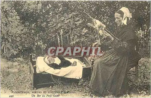 REPRO Coutumes moeurs et costumes bretons un ber au pays galot