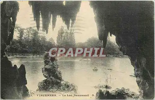 Cartes postales 23 vincennes le lac daumesnil