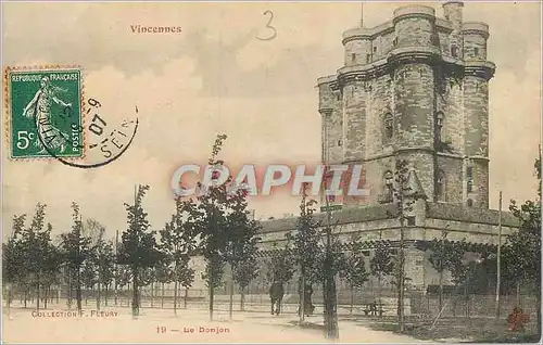 Cartes postales Vincennes 19 le donjon