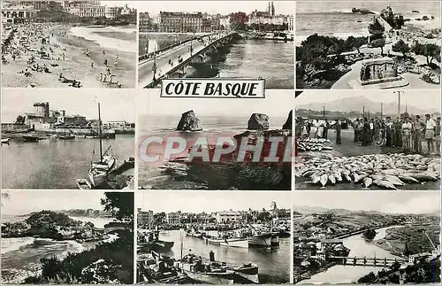 Cartes postales moderne Cote basque Biarritz Bayonne