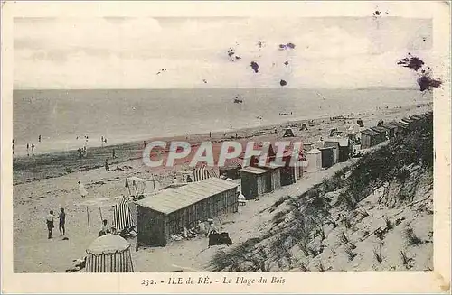 Cartes postales 232 ile de re la plage du bois