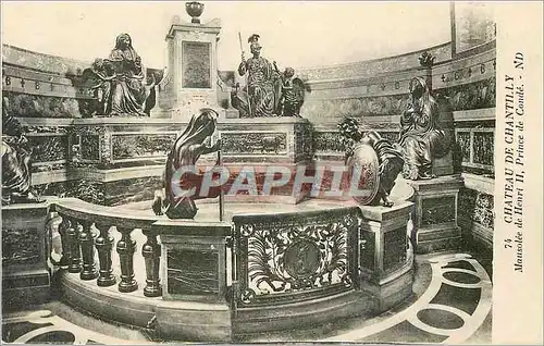 Cartes postales 74 chateau de chantilly mausolee de henri II prince de conde