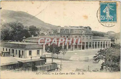 Cartes postales 37 toul la gare de l est