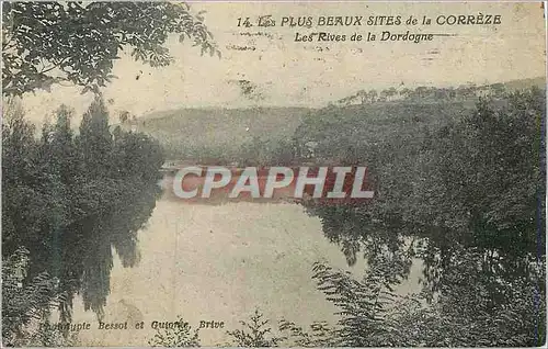 Cartes postales 14 les plus beaux sites de la correze les rives de la dordogne