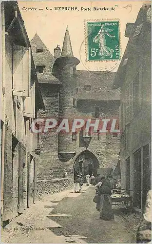 Cartes postales Correze 8 uzerche porte barachaude