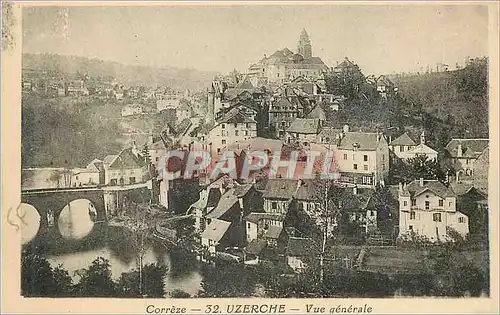 Cartes postales Correze 32 uzerche vue generale