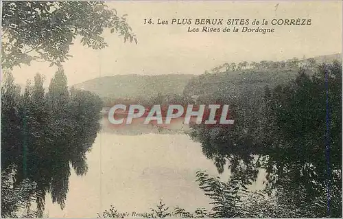 Cartes postales 14 les plus beaux sites de la correze les rives de la dordogne