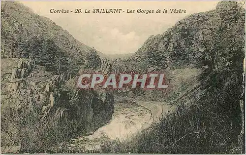 Ansichtskarte AK Correze 20 le saillant les gorges de la vezere