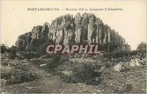 Cartes postales Bort les orgues hauteur 100m longueur 2 kilometre