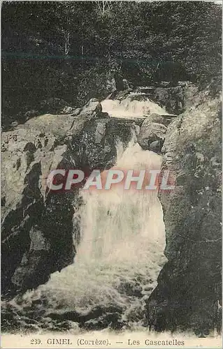 Cartes postales 239 gimel (correze) les cascatelles