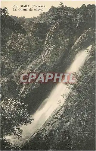 Cartes postales 237 gimel(correze) la queue de cheval