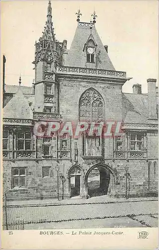 Cartes postales Bourges le palais jacques coeur