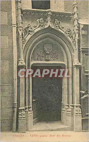 Cartes postales Thiers vieille porte rue du bourg