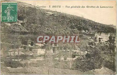 Cartes postales Correze 5 brive vue generale des grottes de lamouroux